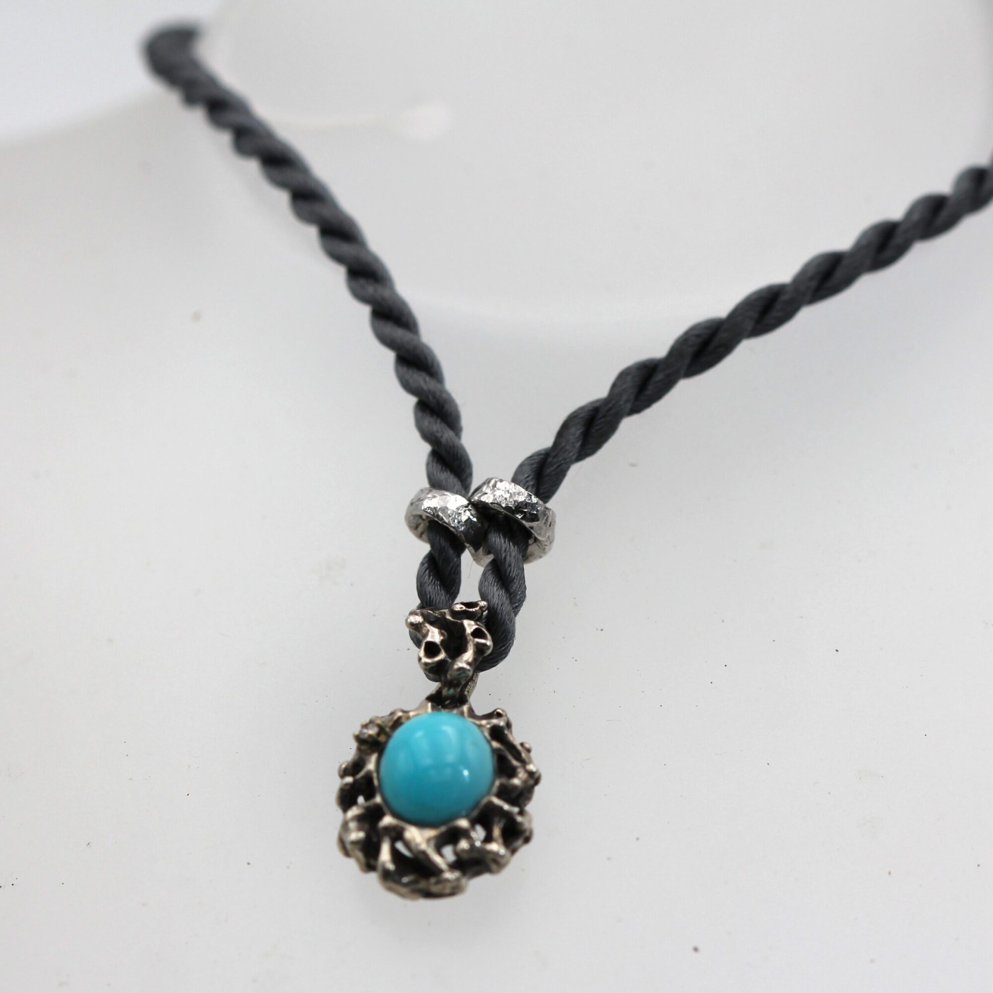 Anna Gioielli Jolly Jewels ciondolo turchese diamante oro argento