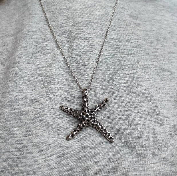 Anna Gioielli Marte Stella Marina pendente argento con catena
