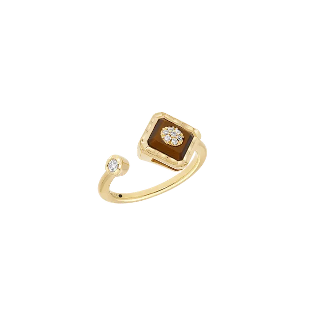 Korloff Je Play JJPR03 anello oro giallo occhio tigre