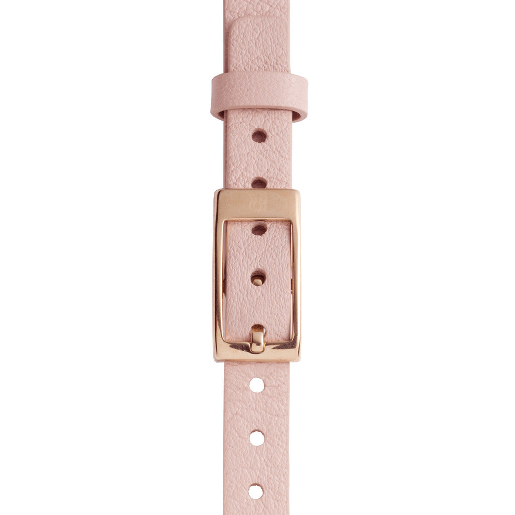 Ringly GO Straps Cinturino Saddle Brown Double Wrap pelle