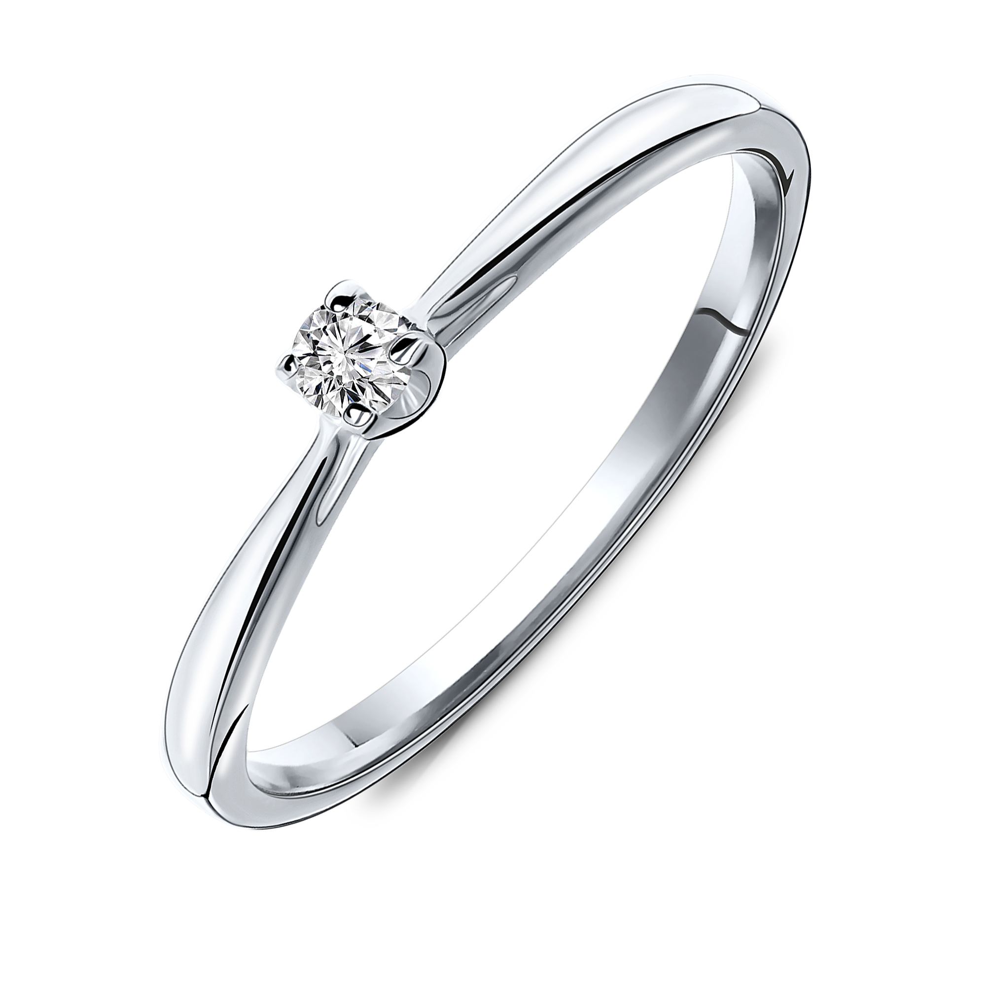 Miore Ring Anello Oro Bianco 9Kt 375