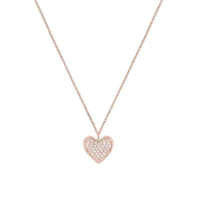 Korloff Korlove JKVP04 collana oro rosa diamanti cuore