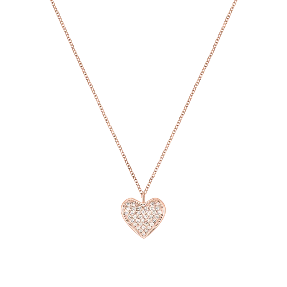 Korloff Korlove JKVP04 collana oro rosa diamanti cuore