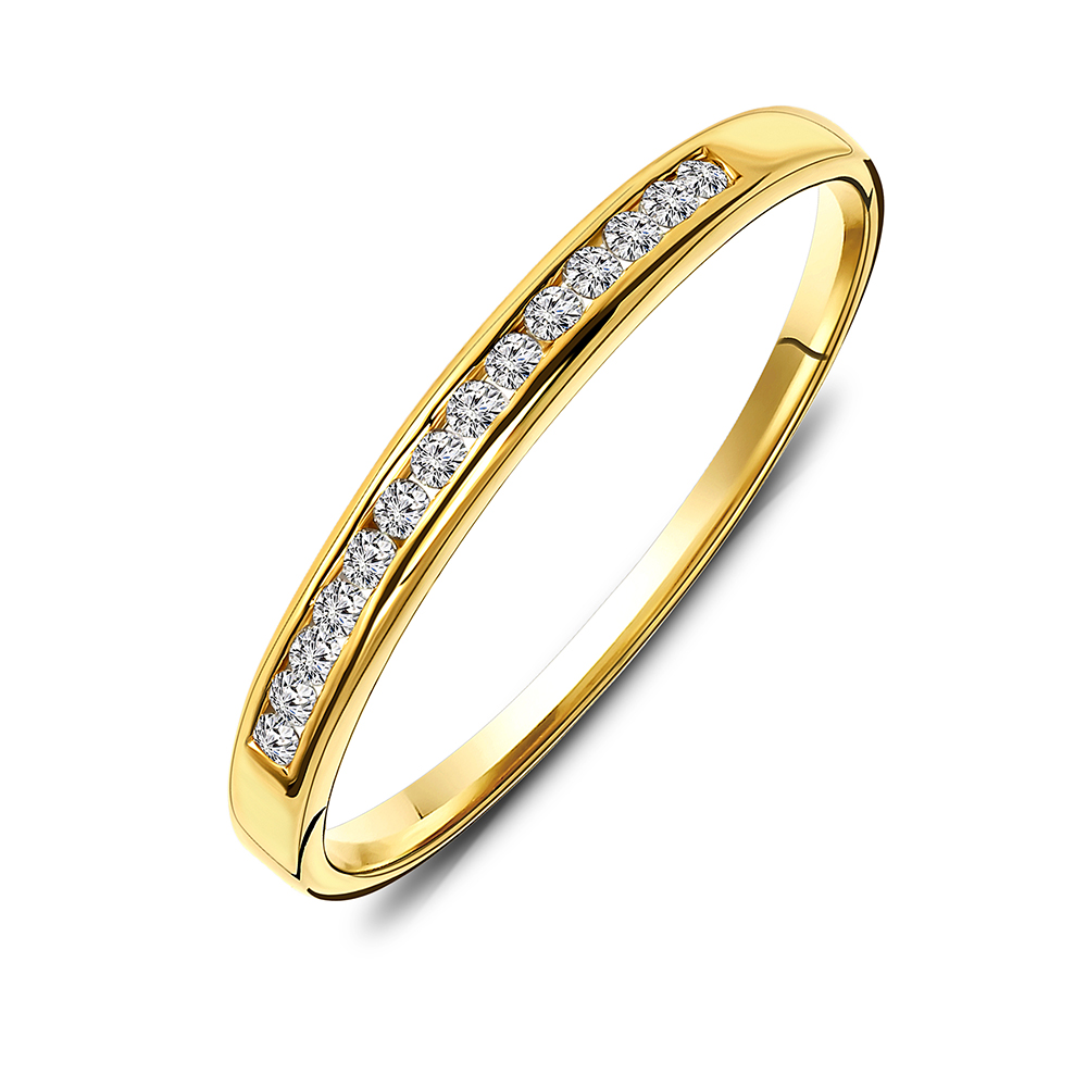 Miore Anello Oro Giallo 18Kt 750