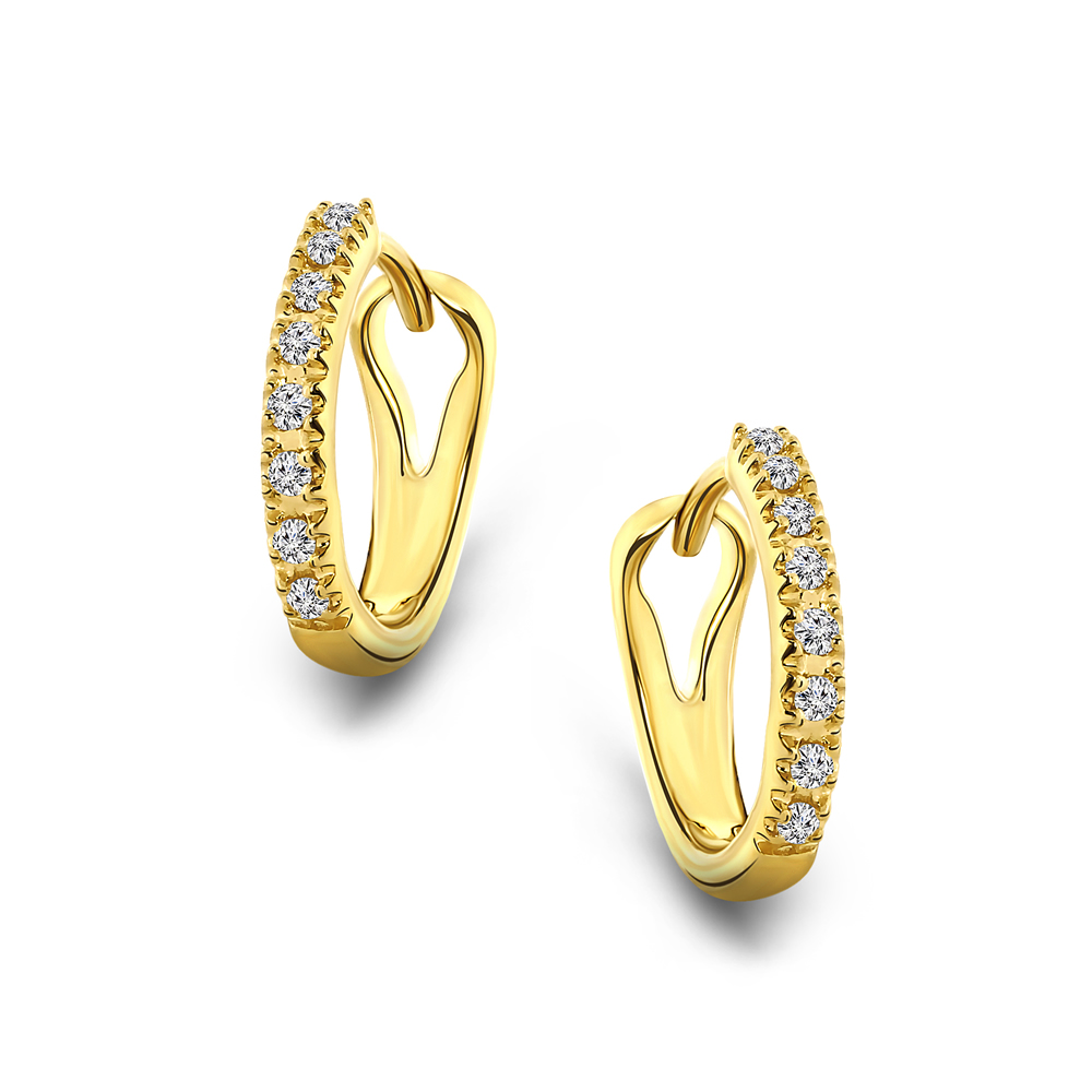 Miore Earrings Orecchini in Oro Giallo 9Kt 375