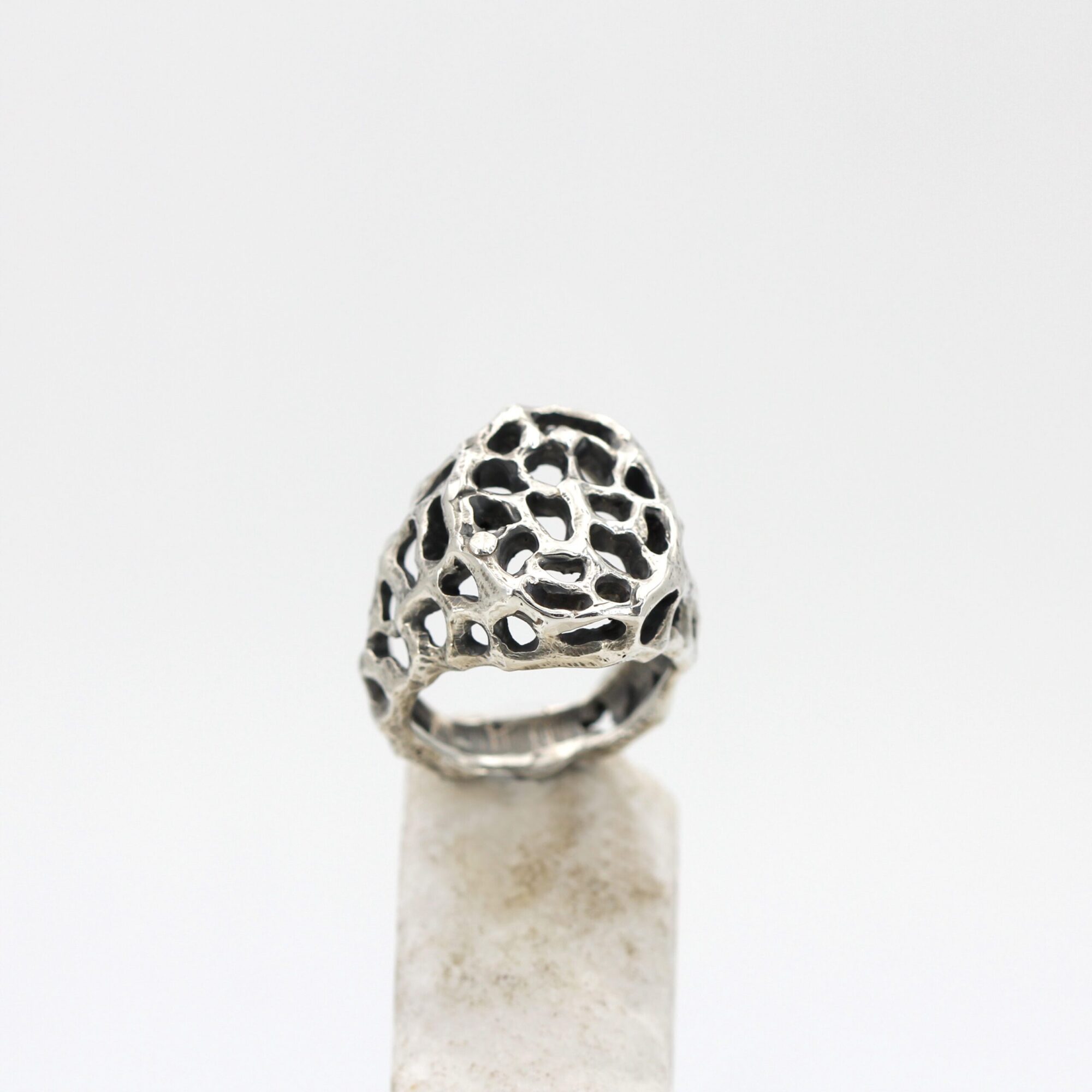 Anna Gioielli Collezione Marte Anello fascia uomo argento
