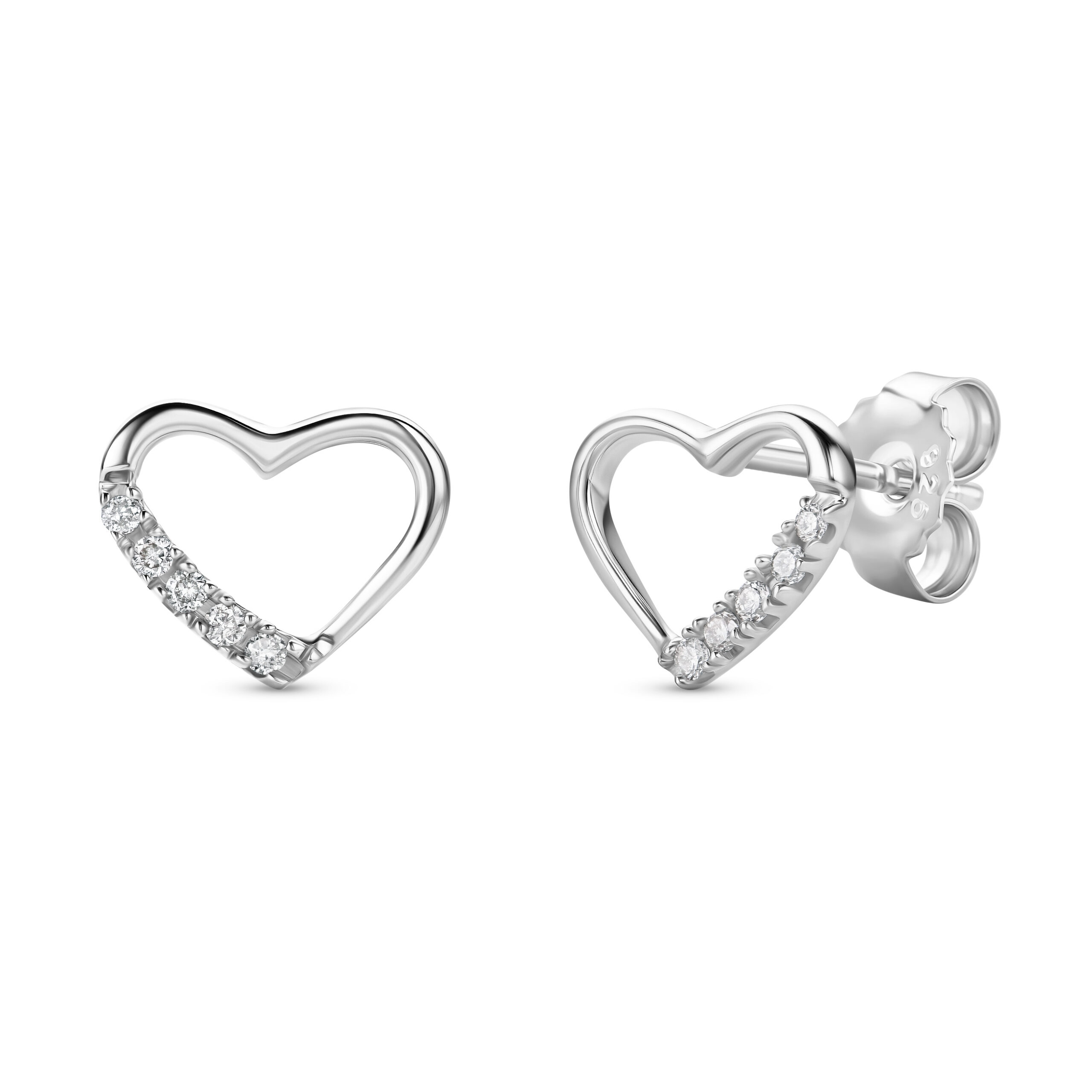 MIORE Orecchini Argento 925 Sterlina