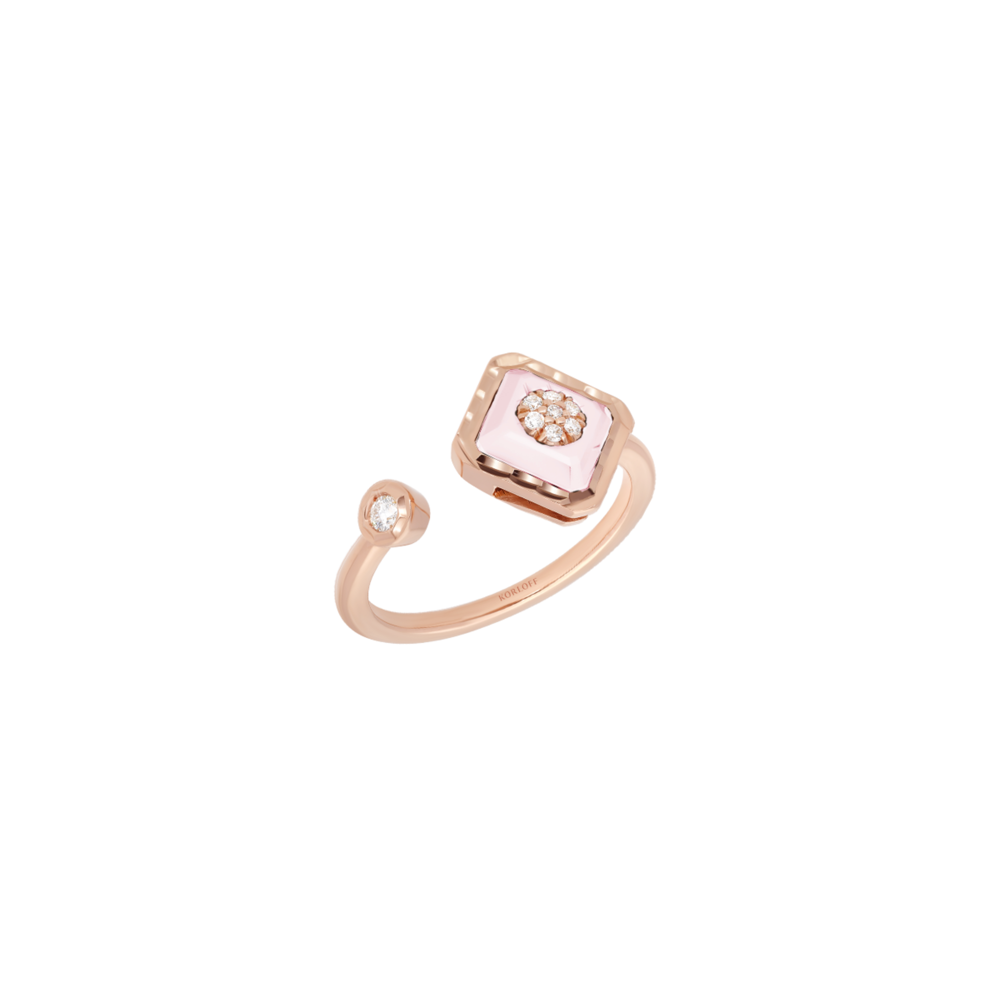Korloff Je Play JJPR03 anello oro rosa opale rosa