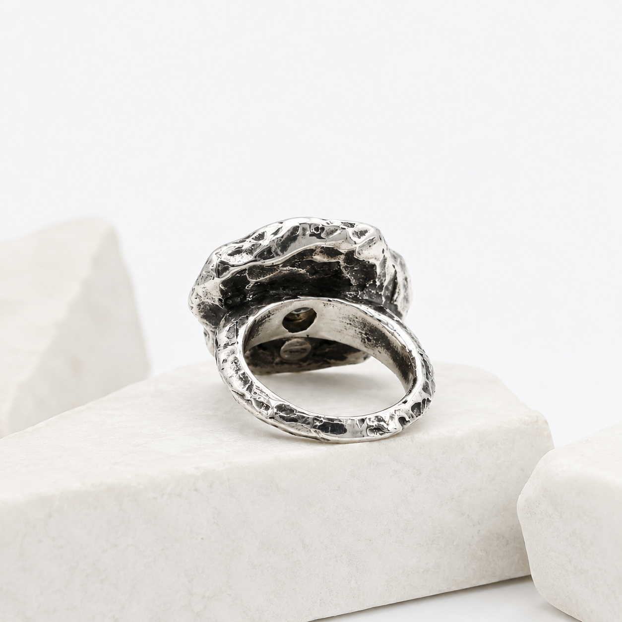 Anna Gioielli Winter Flower Anello Argento 925 Quarzo Citrino