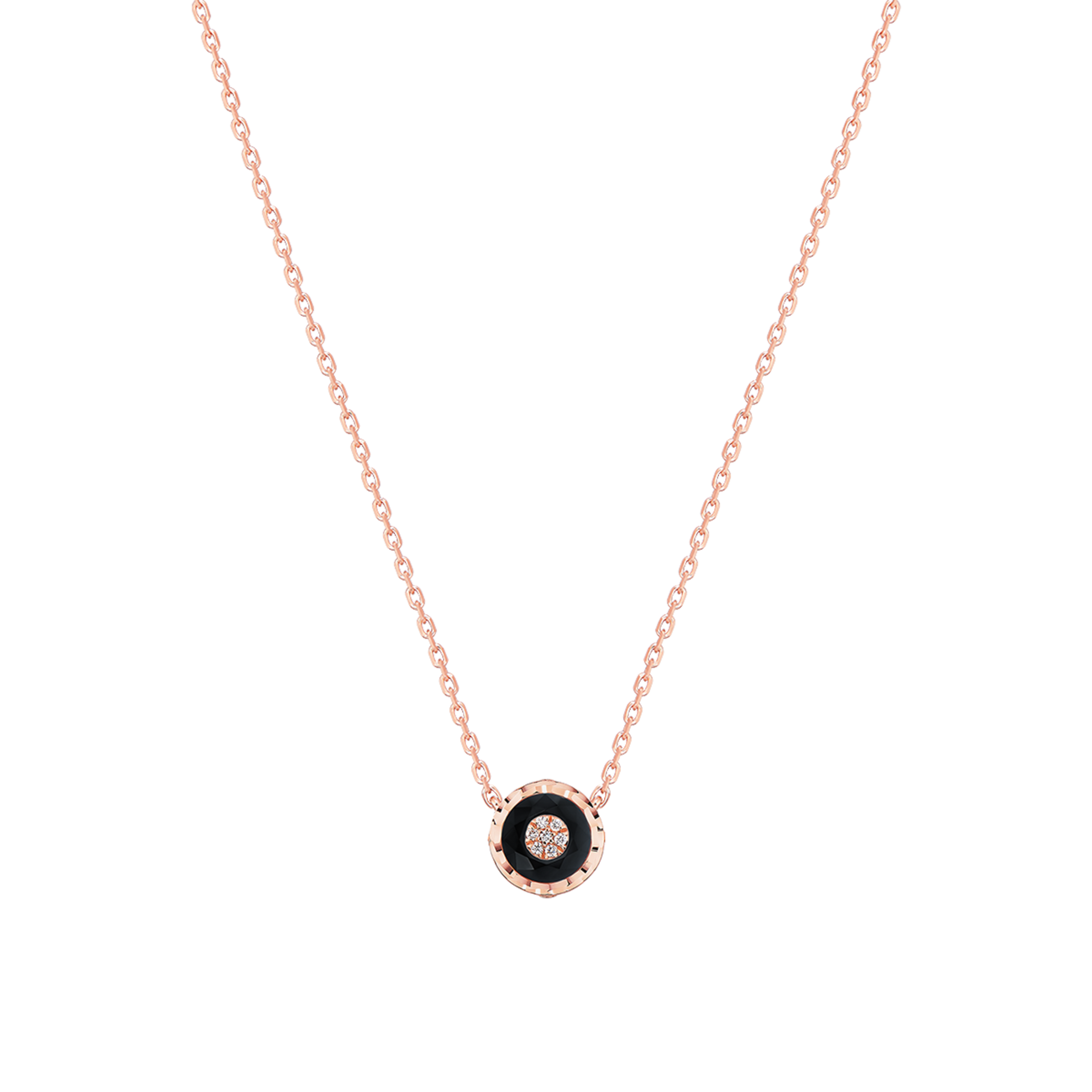 Korloff Je Play JJPP02 collana oro rosa onice diamanti