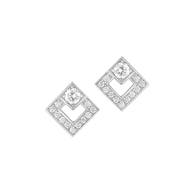 Korloff Eclat JEE02 orecchini oro bianco diamanti
