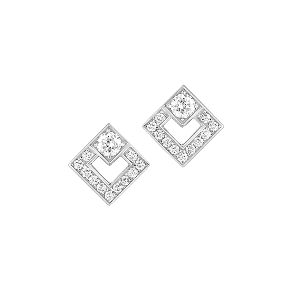 Korloff Eclat JEE02 orecchini oro bianco diamanti