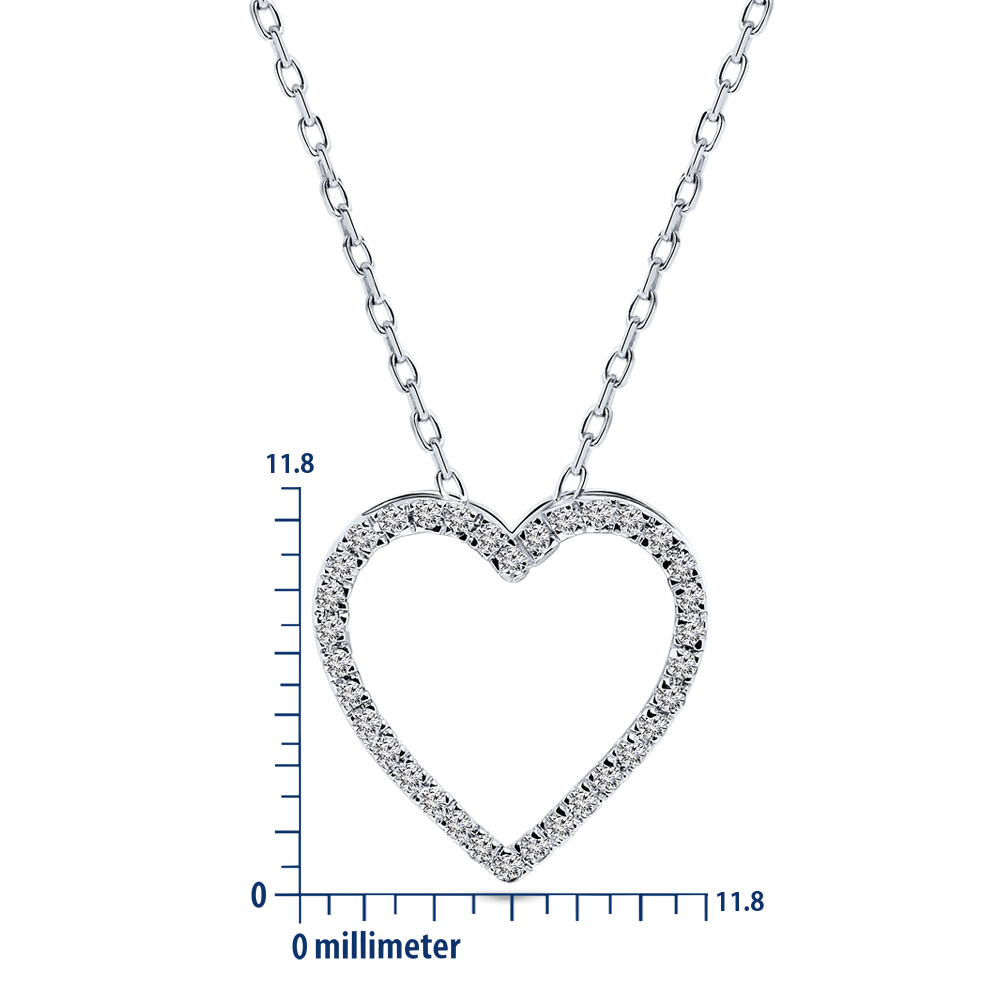 MIORE Necklace collana oro bianco 375 9KT