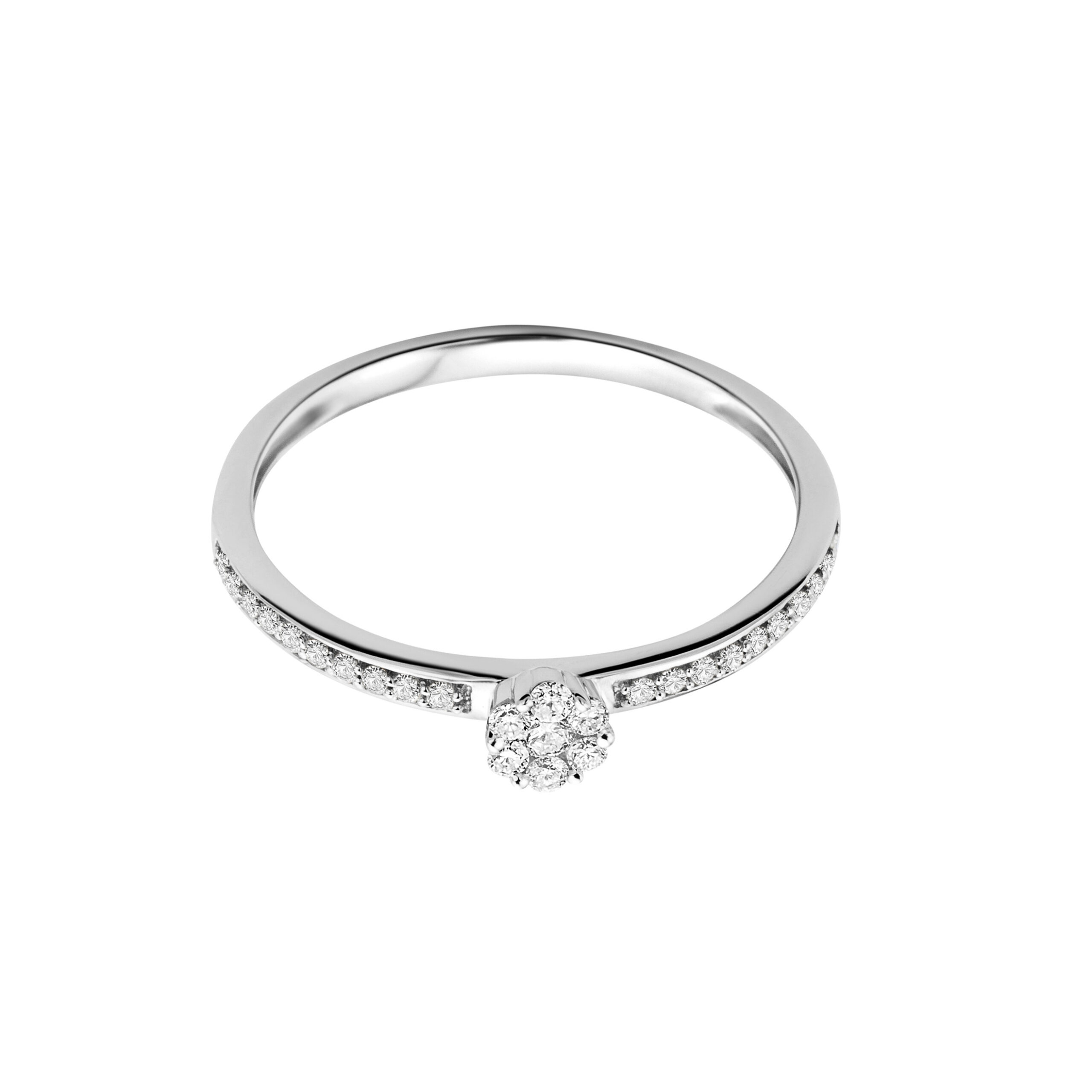 Miore Ring Anello oro bianco 9Kt W140d