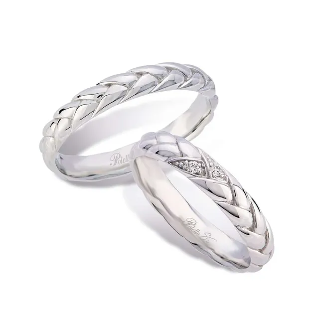 Polello Si Lo Voglio Fede Oro Bianco 18kt Classica