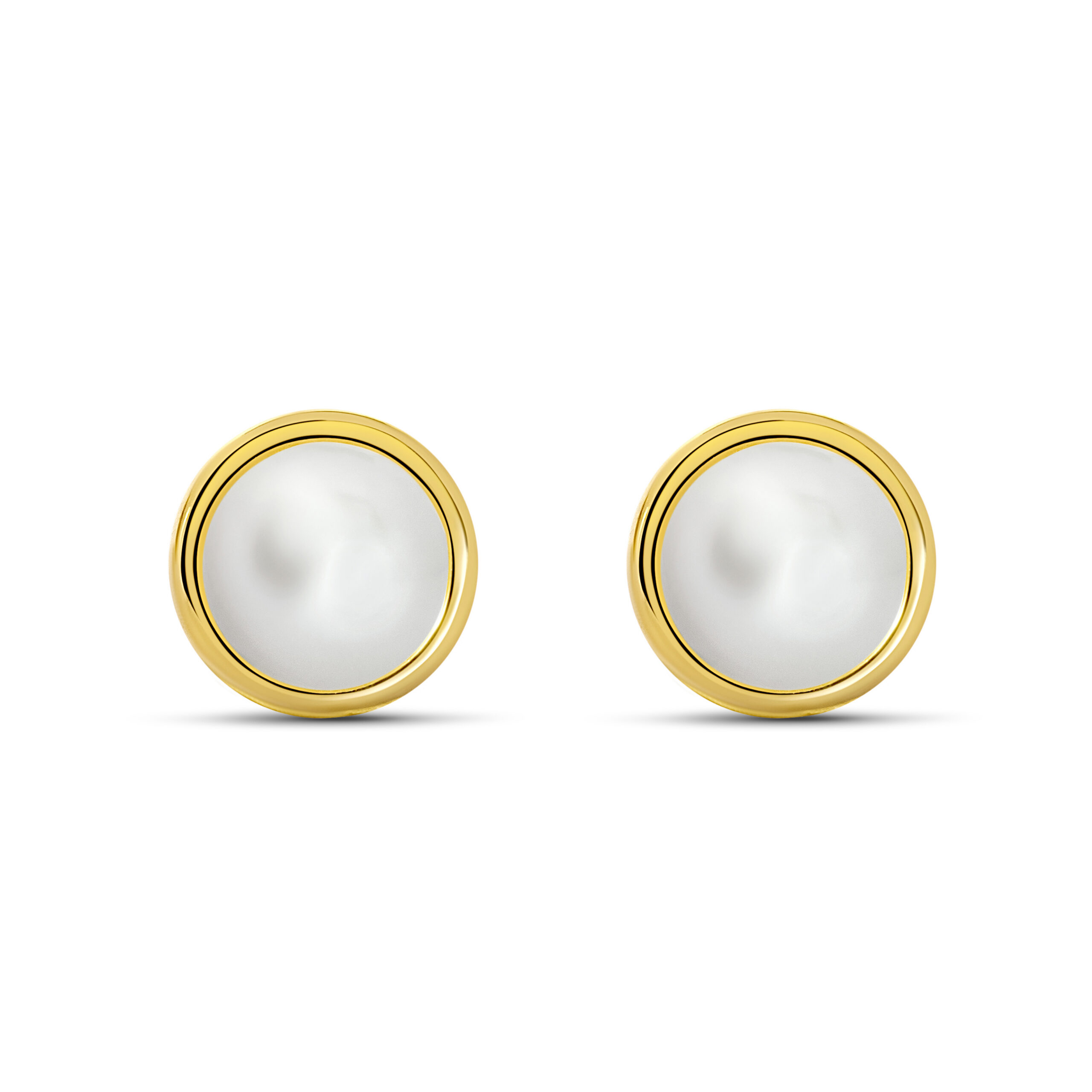 Miore Earrings Orecchini Oro Giallo 9Kt Perla Acqua Dolce
