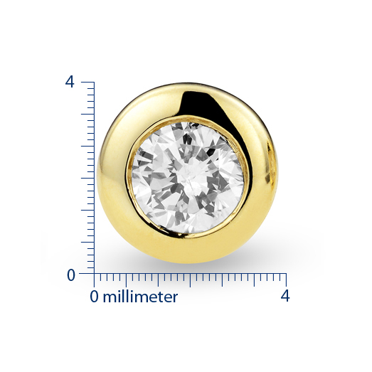 Miore Orecchini Oro Giallo 8Kt 333