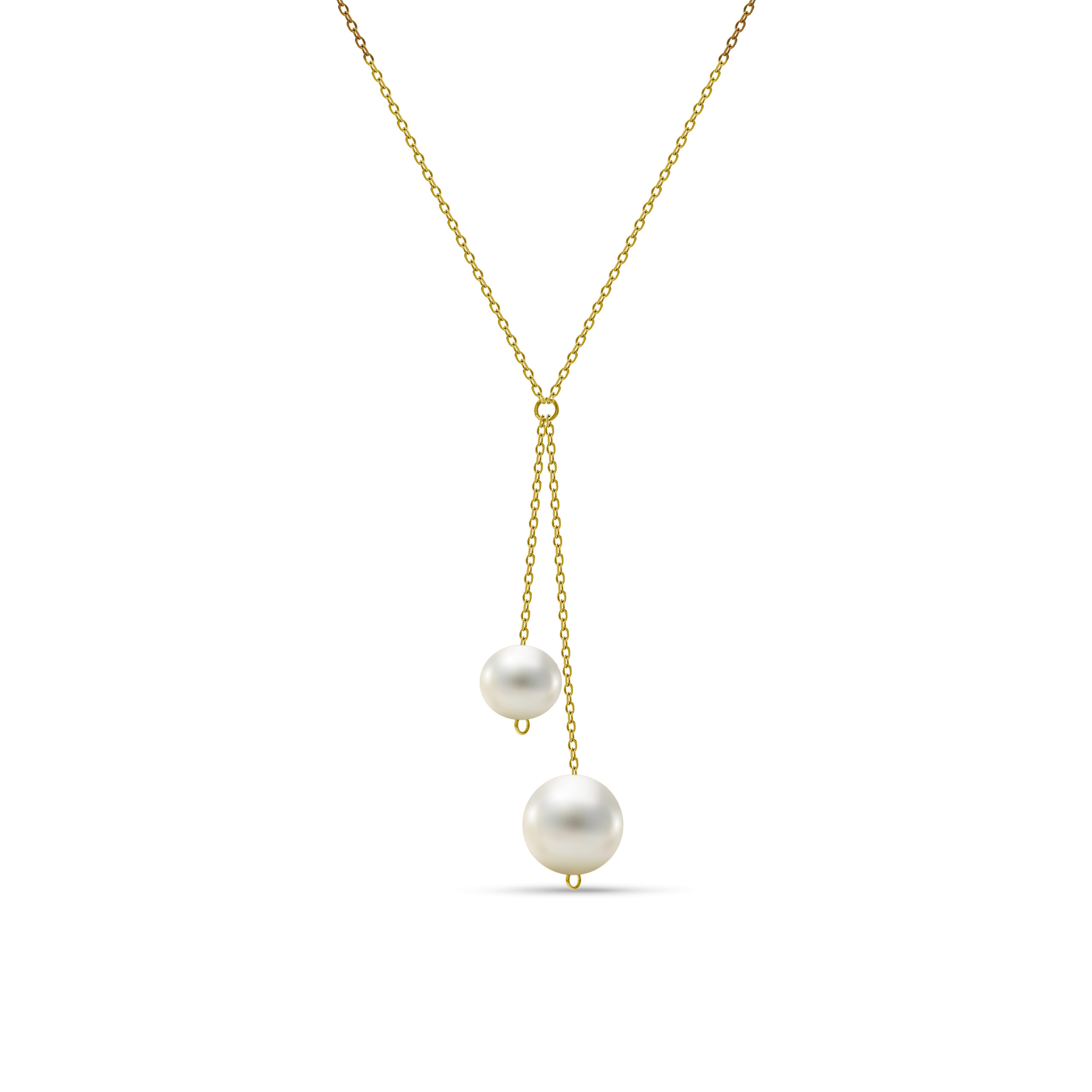 Miore Necklace collana oro giallo 14KT perla