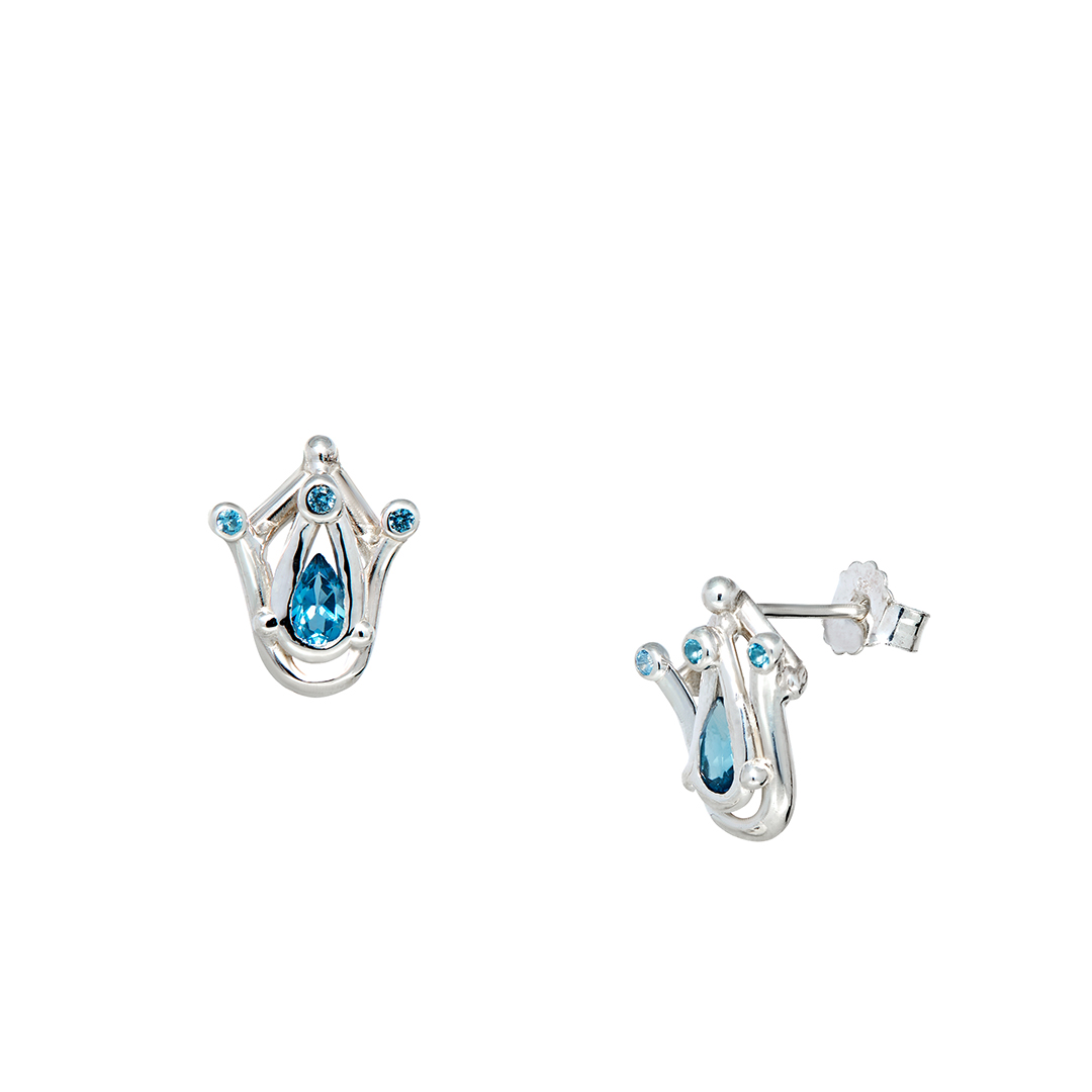 Giulia Iosco Aurora Borealis Studs orecchini lobo