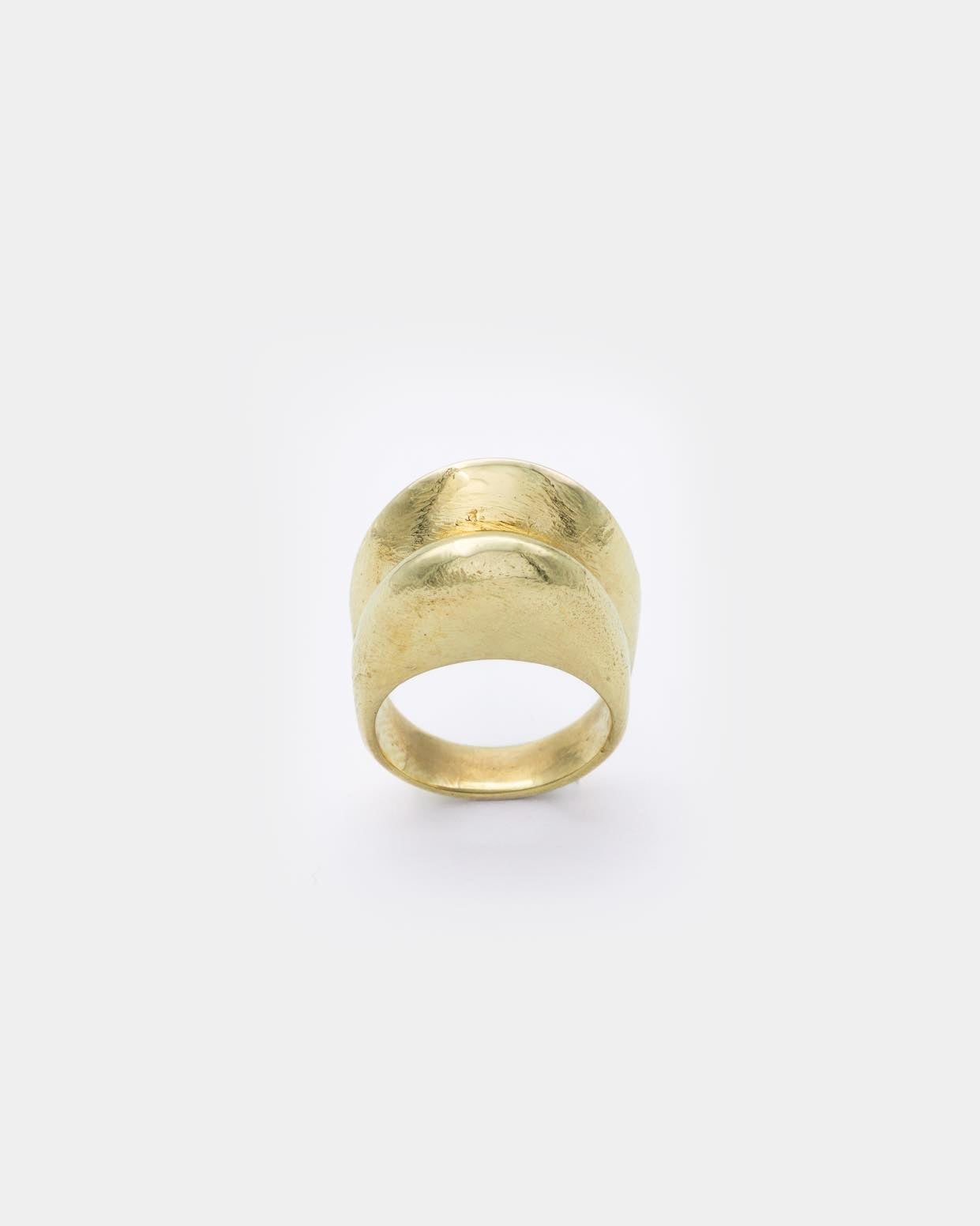 Voodoo Jewels Bold Shapes Cressida anello scultoreo brone