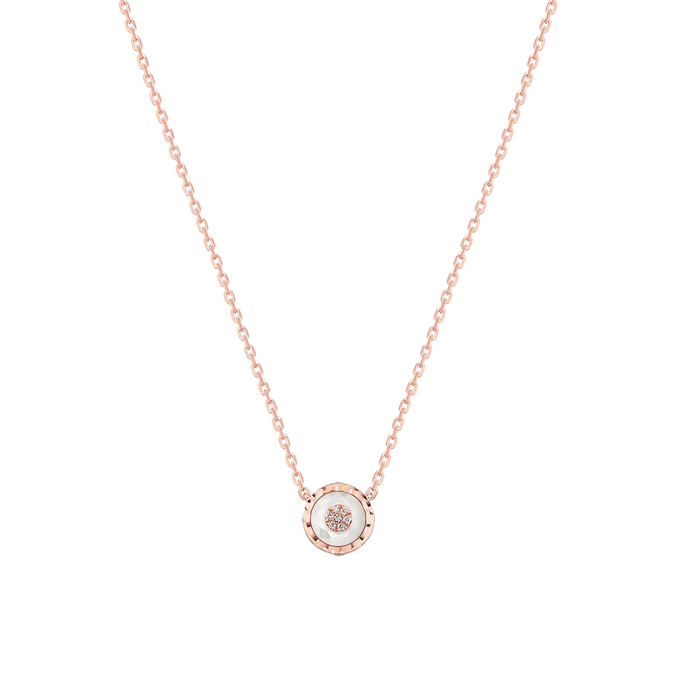 Korloff Je Play JJPP02 Collana Oro Rosa Diamanti Madreperla
