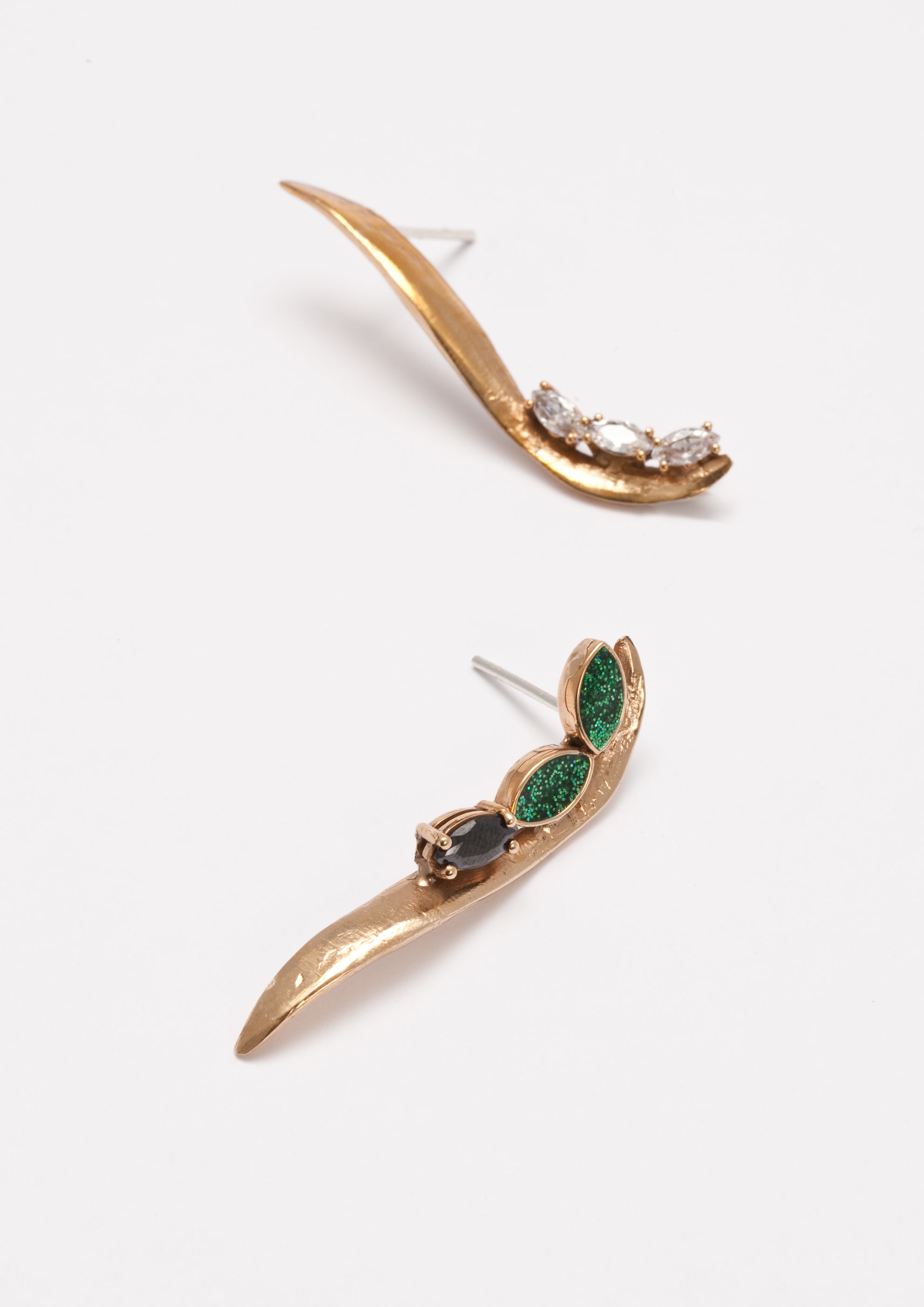Voodoo Jewels Bold Shapes Magnolia orecchini pietre