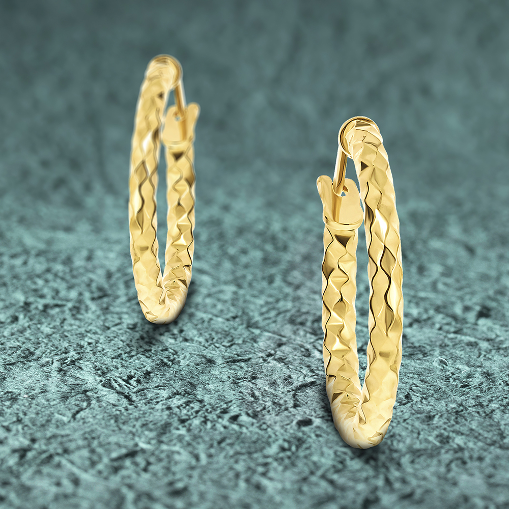 Miore Earrings Orecchini Oro Giallo 18KT 750
