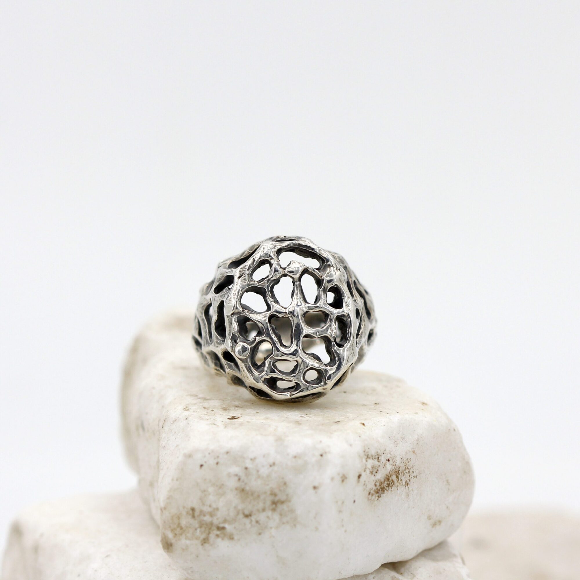 Anna Gioielli Collezione Marte Anello fascia uomo argento