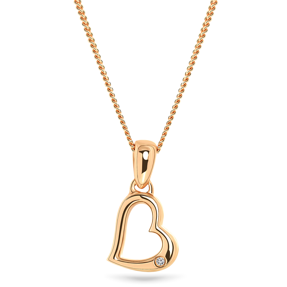 Miore collana oro rosa 9kt 375