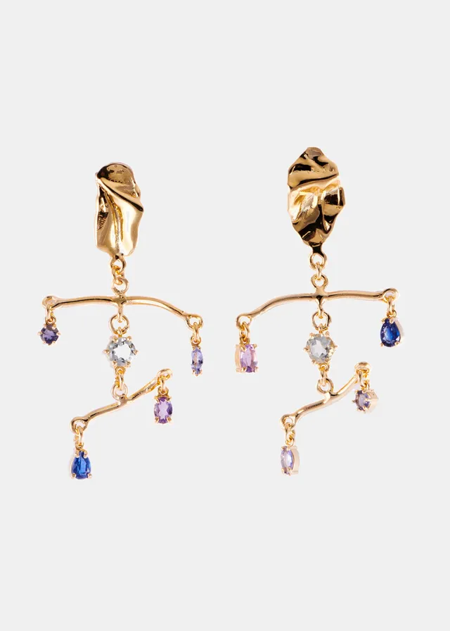Voodoo Jewels Bold Shapes Arteaga orecchini bronzo pietre
