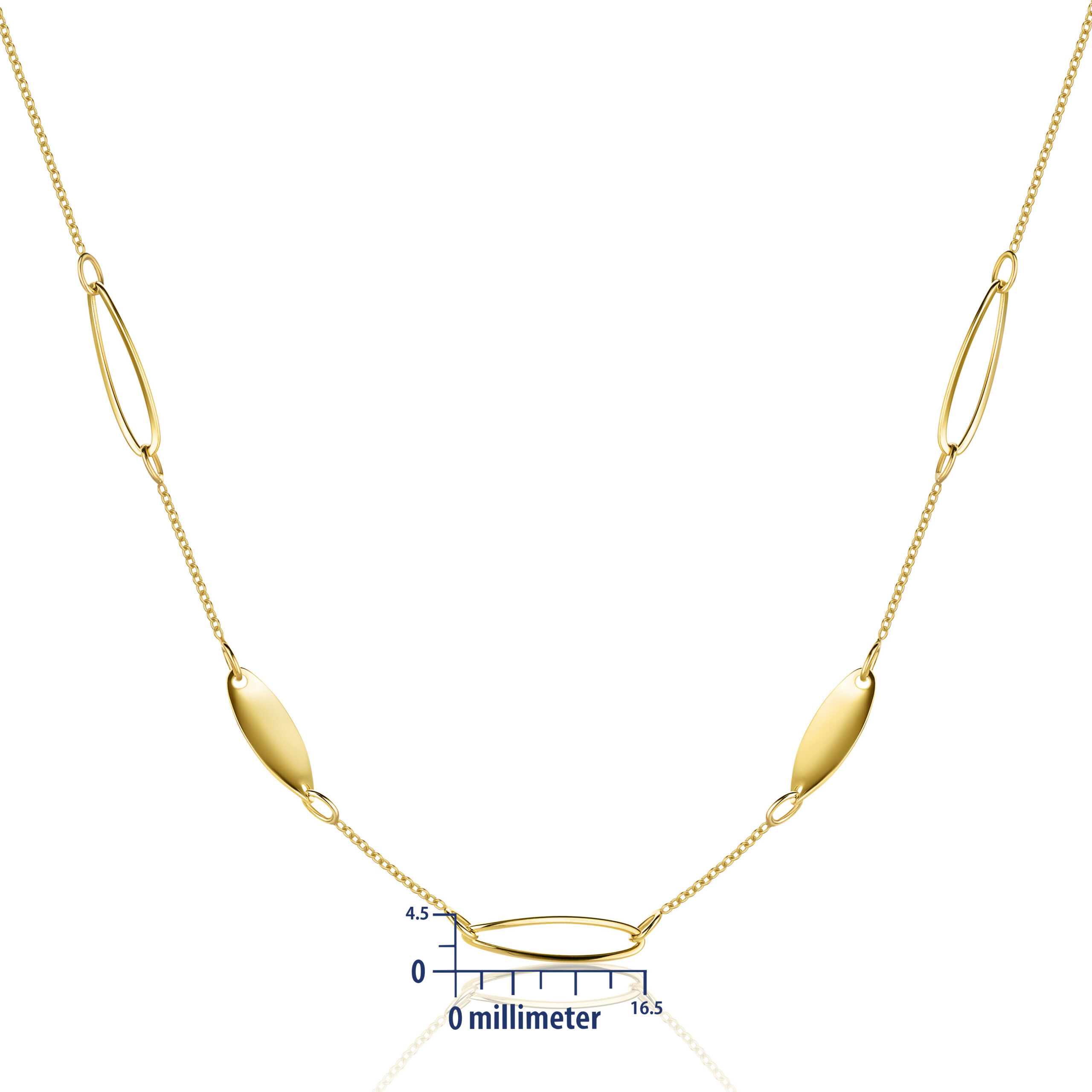 Miore Necklace collana oro giallo 9KT 375