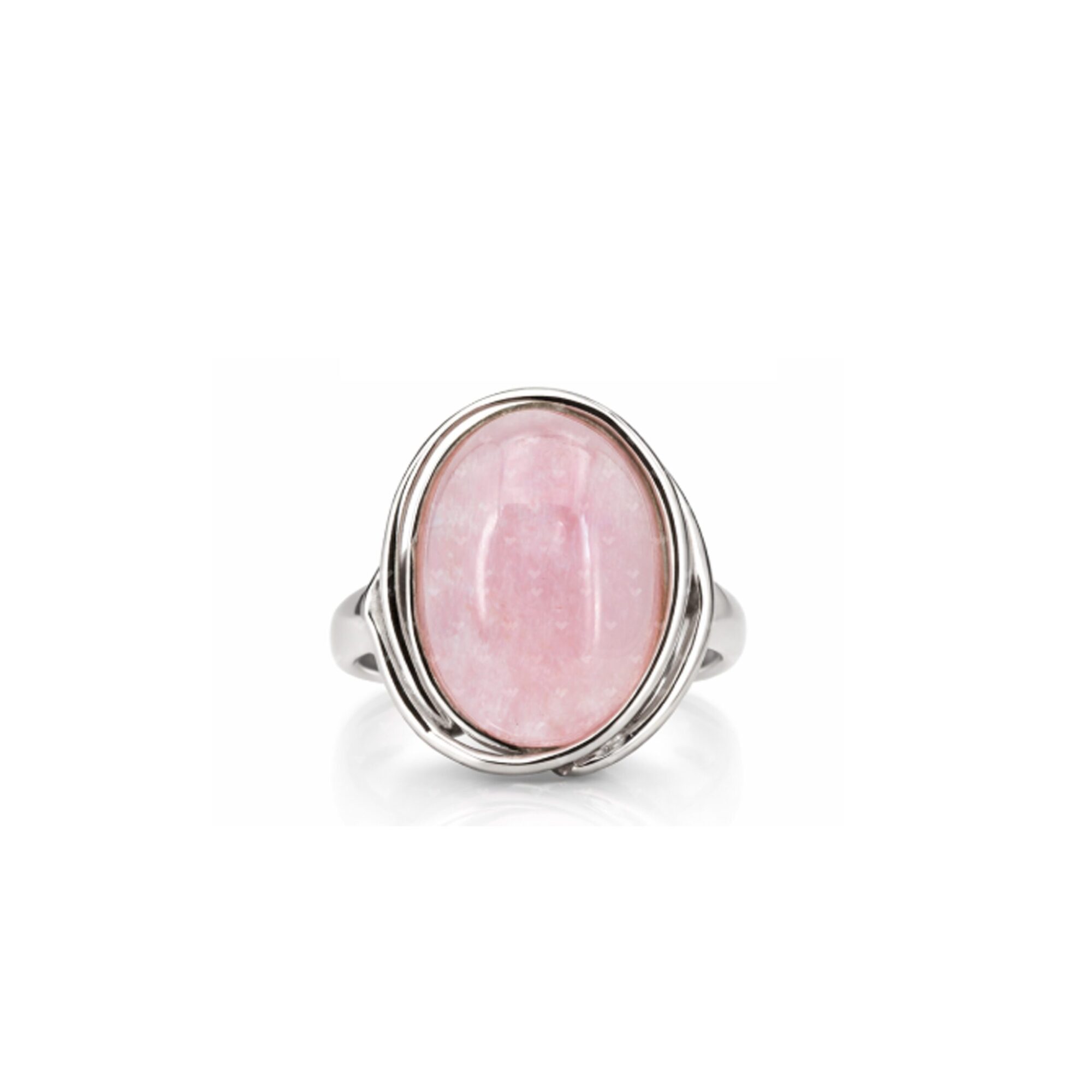 Anna Gioielli Anelli Anello Argento Morganite Cabochon Rosa