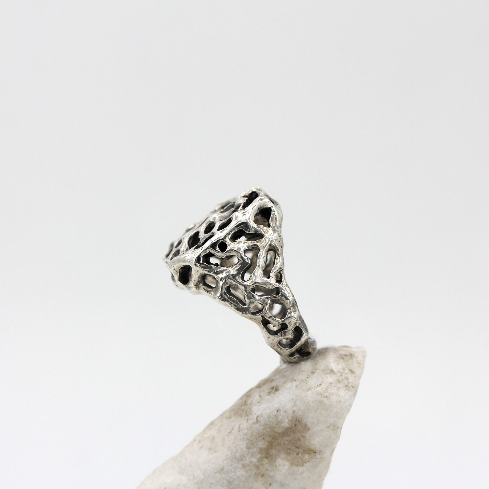 Anna Gioielli Collezione Marte Anello fascia uomo argento