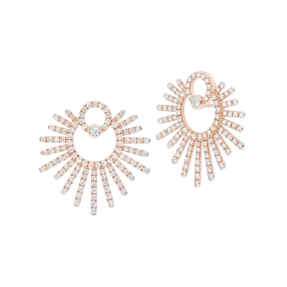 Korloff Divine Fougue JL-JDFE04 orecchini oro rosa diamanti