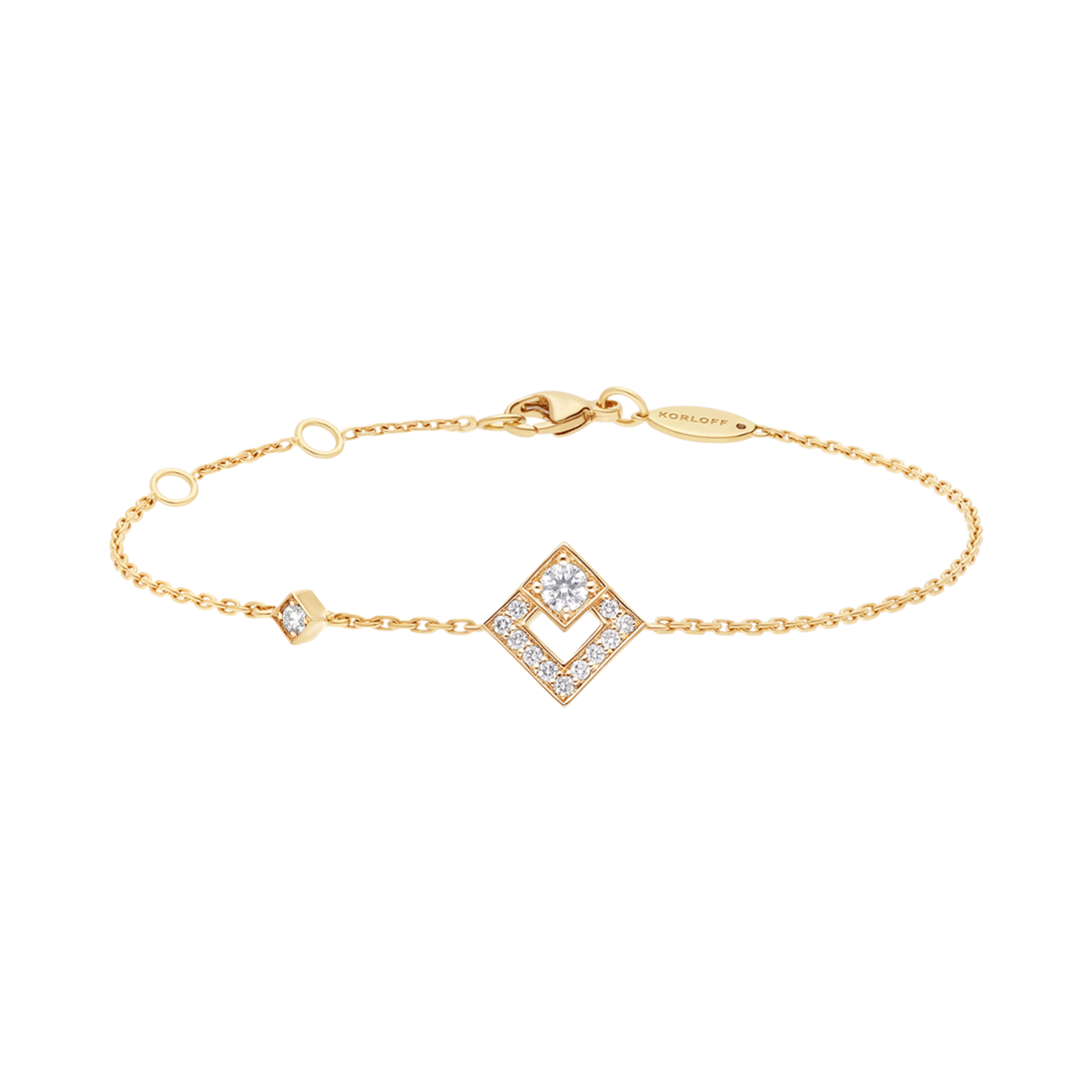 Korloff Eclat JL-JEB01-YG/D bracciale oro giallo diamanti
