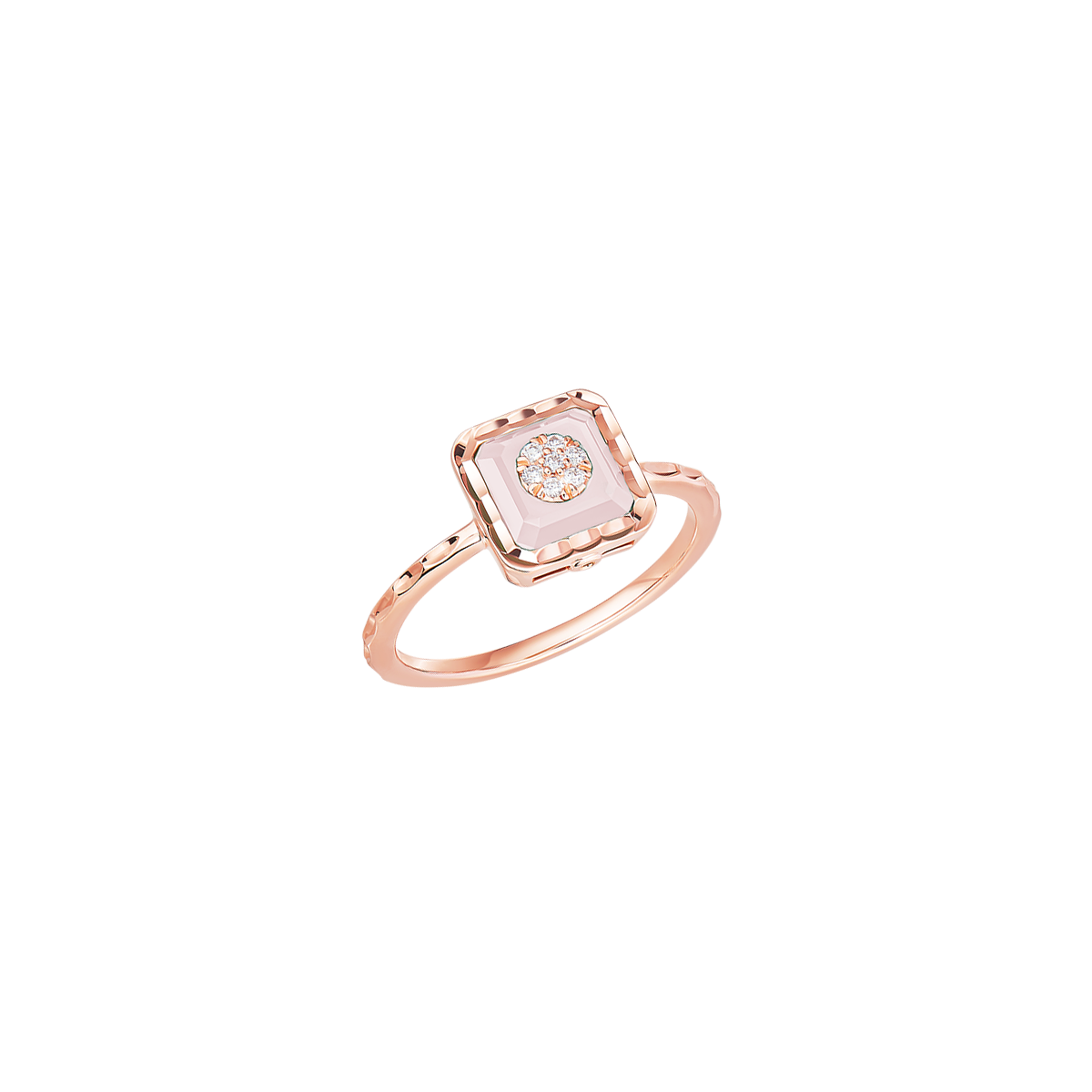Korloff Je Play JL-JJPR01 anello oro rosa opale rosa diamanti