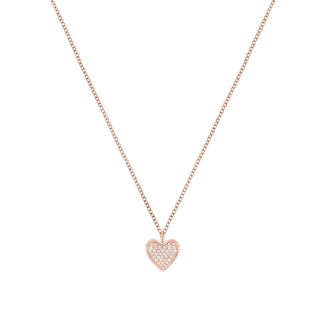 Korloff Korlove JKVP01 collana oro rosa diamanti cuore