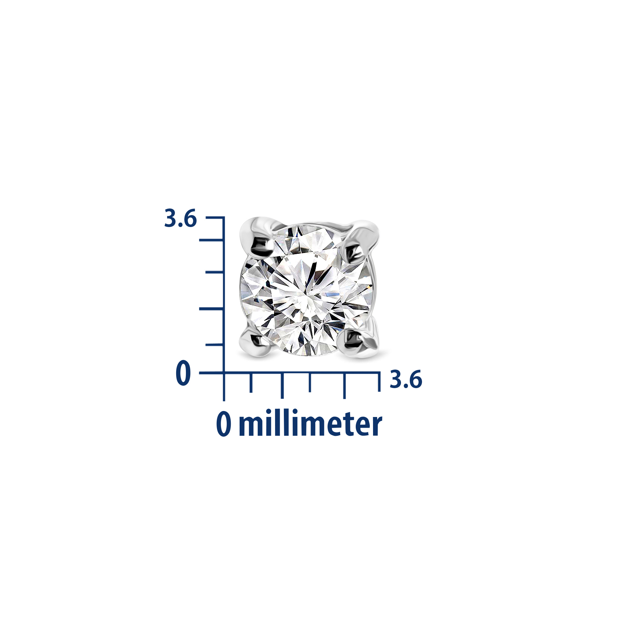 Miore Orecchini Oro Bianco 14KT 585