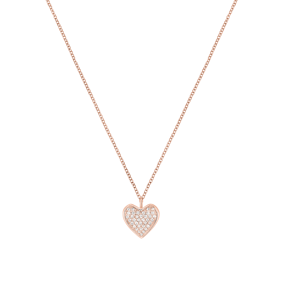 Korloff Korlove JL-JKVP02 collana oro rosa 1 cuore diamanti