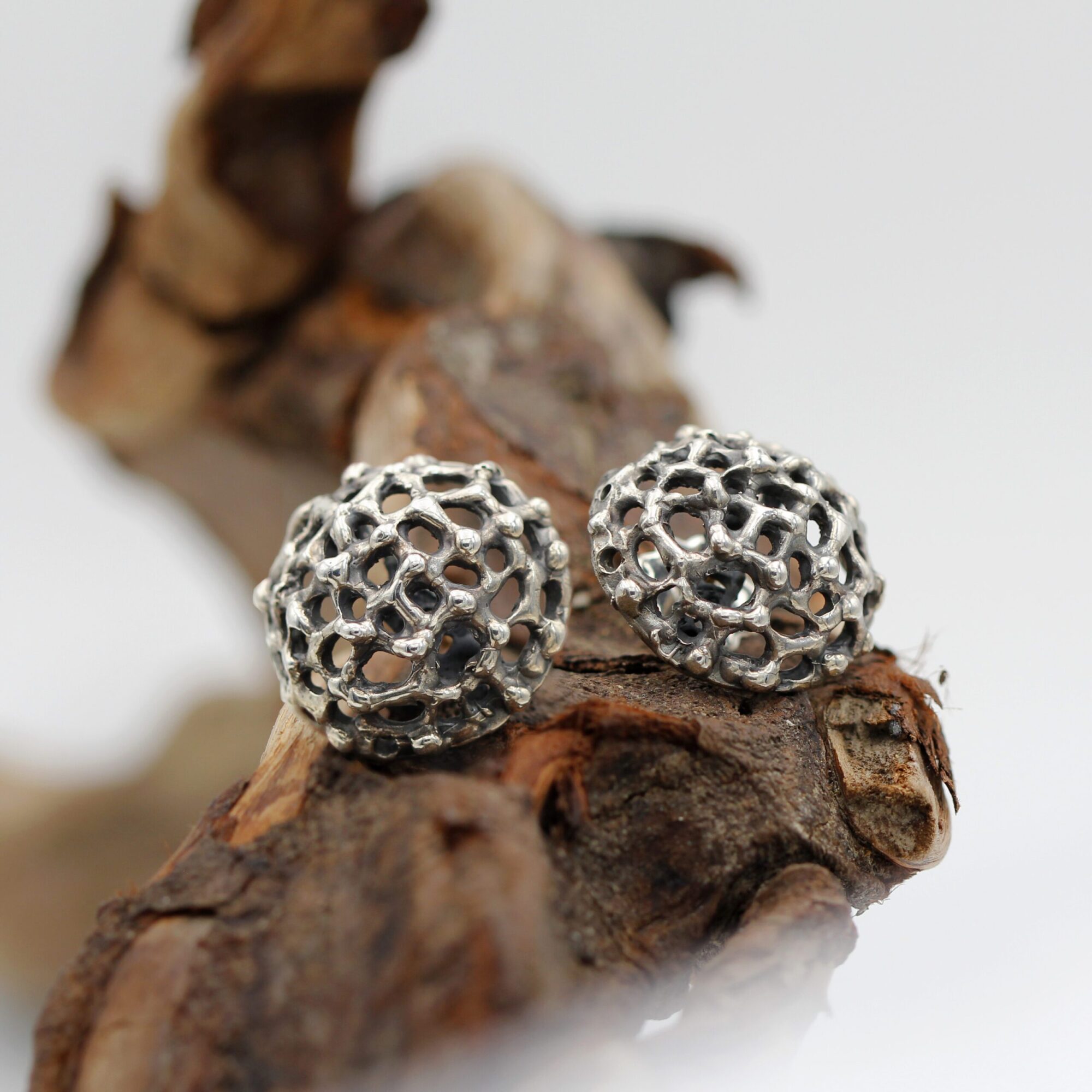 Anna Gioielli Collezione Marte Orecchini Argento Sfera Oro