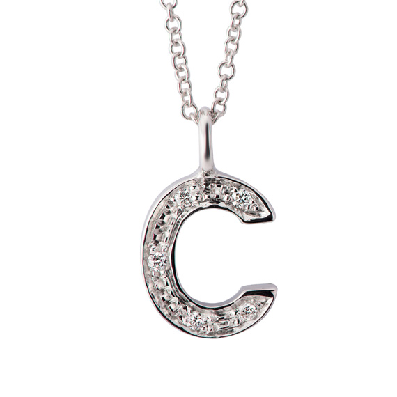 Polello Nomi d'Amore Collana Lettera C Oro 18 Kt