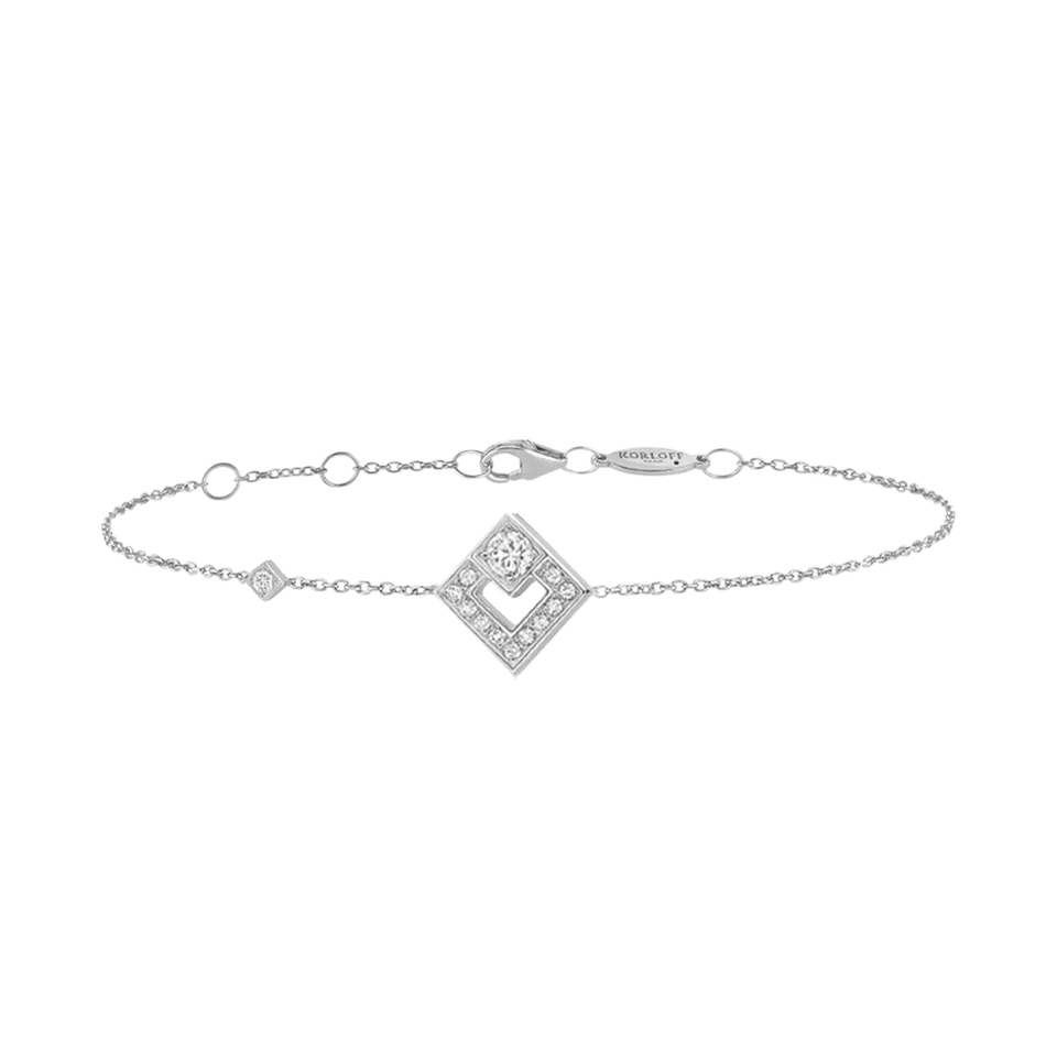 Korloff Eclat JL-JEB01 bracciale oro bianco diamanti