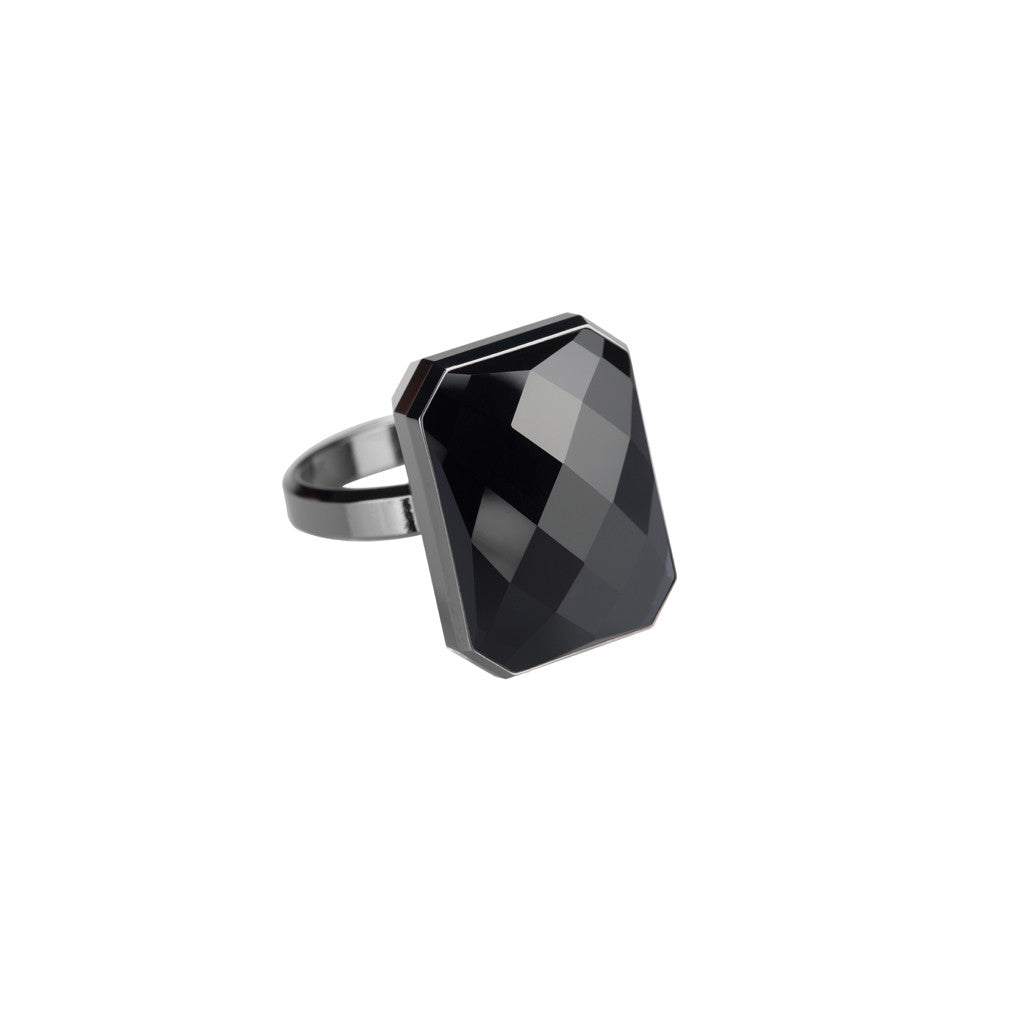 Ringly Luxe Opening Night anello smart onice nero
