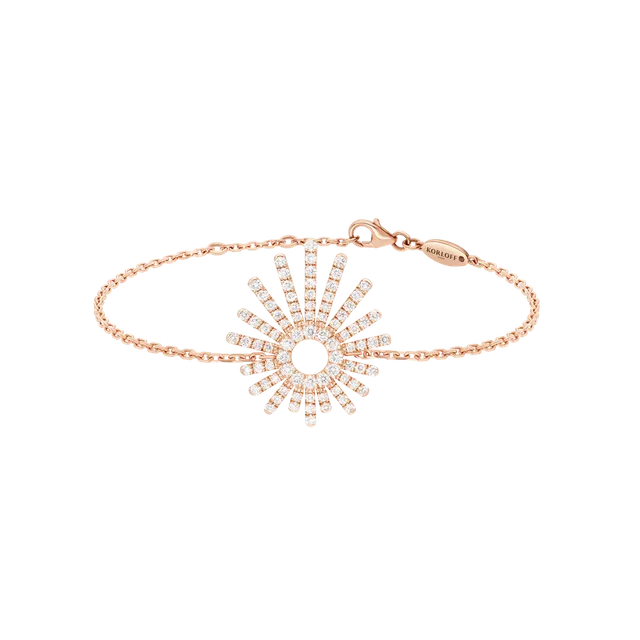 Korloff Divine Fougue JL-JDFB08-PG/D bracciale oro rosa diamanti