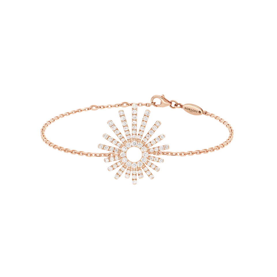 Korloff Divine Fougue JL-JDFB08-PG/D bracciale oro rosa diamanti