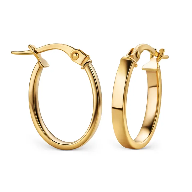 Miore Orecchini Oro Giallo 9Kt Classici Donna