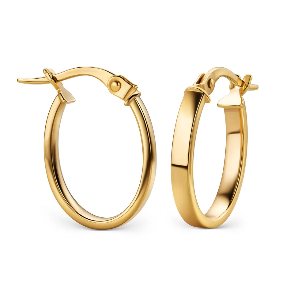 Miore Orecchini Oro Giallo 9Kt Classici Donna