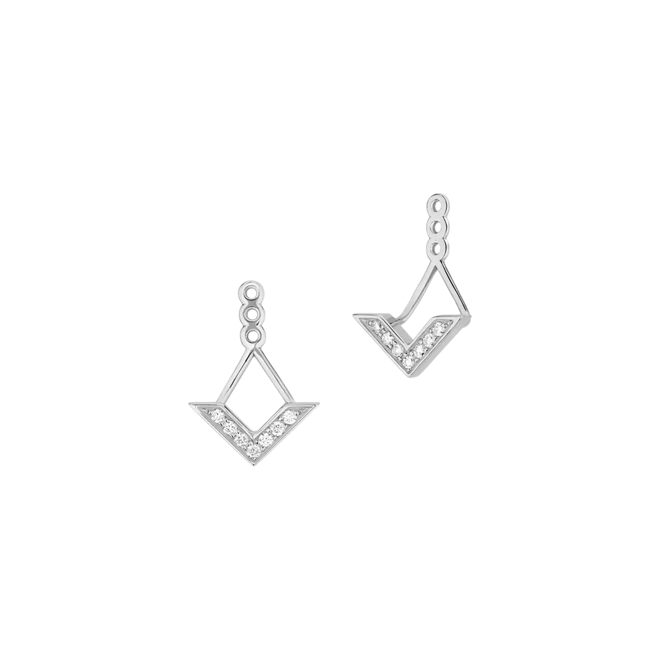 Korloff Éclat JL-JEE10 orecchini oro bianco diamanti