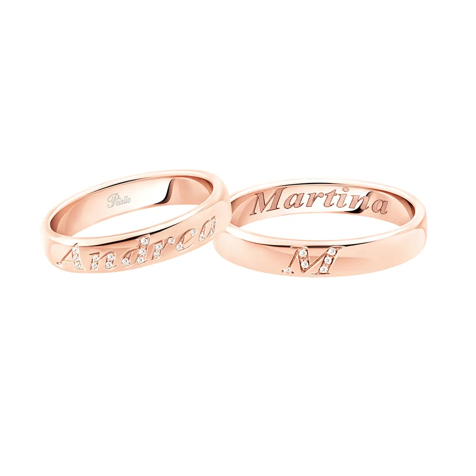 Polello Nomi d'Amore Fedi Lettere d'Amore 1 oro