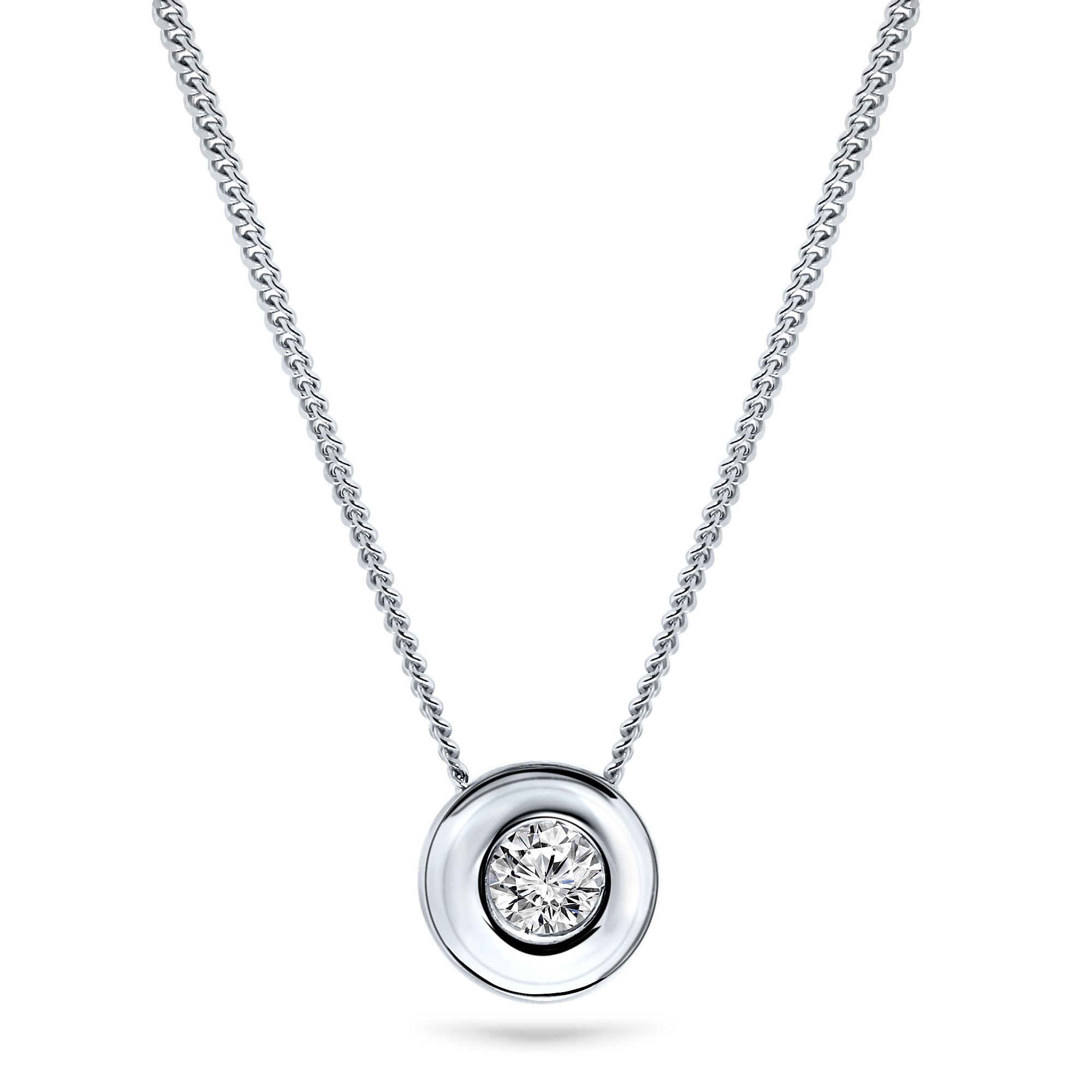 Miore Collana Oro Bianco 14Kt 585